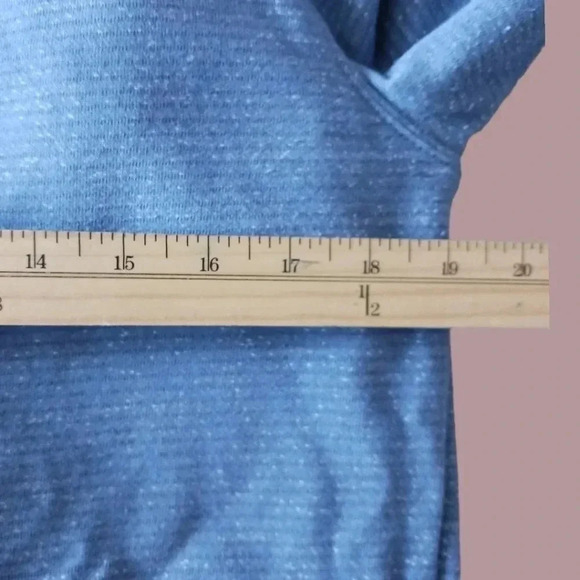 Champion pullover hoodie front high neck blue color size Small - Picture 5 of 10